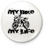 printfashion cbr650rf - Kitűző, hűtőmágnes - Fehér (3090191)