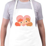 printfashion Bárány love - Kötény - Fehér (4909458)