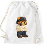 printfashion DJ maci - lemezlovas - Sportzsák, Tornazsák - Fehér (9474958)