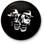 printfashion Bud Spencer and Terence Hill - White - Kitűző, hűtőmágnes - Fekete (3101071)