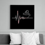 printfashion CoffemyLife - Vászonkép - Fekete (11597213)