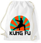 printfashion KUNG FU - Sportzsák, Tornazsák - Fehér (9463858)
