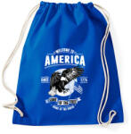 printfashion Üdv Amerikában - Sportzsák, Tornazsák - Bright royal (155952)