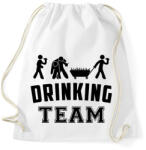 printfashion Legénybúcsú drinking team - Sportzsák, Tornazsák - Fehér (7538057)