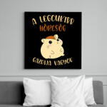 printfashion A legcukibb hörcsög gazdija - Vászonkép - Fekete (7025351)