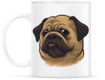 printfashion Mopsz - Pug - Bögre - Fehér (12073052)