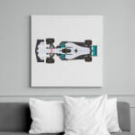 printfashion F1 Mercedes - Vászonkép - Fehér (13971612)