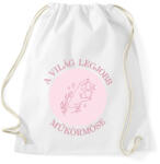 printfashion A világ legjobb műkörmöse - Sportzsák, Tornazsák - Fehér (6557197)