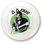 printfashion B. B. King - Kitűző, hűtőmágnes - Fehér (7659013)