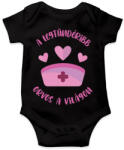 printfashion Legtündéribb orvos - Baba Body - Fekete (7214772)