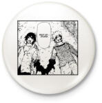 printfashion Naruto vs Sasuke - Kitűző, hűtőmágnes - Fehér (3078838)