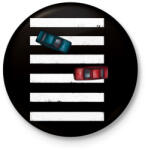 printfashion Az út közepén - Kitűző, hűtőmágnes - Fekete (3092967)