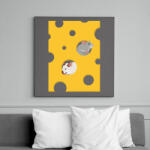 printfashion Sajt - Vászonkép - Sötétszürke (13408707)