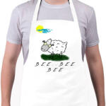 printfashion Birkásminta - Kötény - Fehér (4905413)