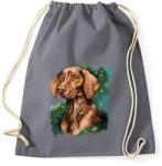 printfashion vizsla watercolor - Sportzsák, Tornazsák - Grafitszürke (5650918)