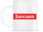printfashion Sarcasm - Szarkazmus - Bögre - Fehér (7046791)