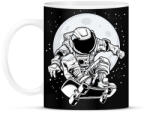 printfashion űrhajós - Bögre - Fekete (13696065)