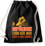 printfashion A cipőmben - Sportzsák, Tornazsák - Fekete (13698398)