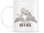 printfashion I'll be in my office - Kertészkedés - Bögre - Fehér (6977457)