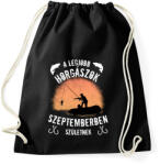 printfashion a legjobb horgászok - Sportzsák, Tornazsák - Fekete (4987380)