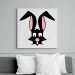 printfashion nyúl - Vászonkép - Fehér (6633507)