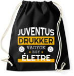 printfashion Juventus drukker - Sportzsák, Tornazsák - Fekete (10867882)
