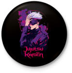 printfashion Jujutsu Kaisen Satoru Gojo - Kitűző, hűtőmágnes - Fekete (16555107)