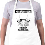 printfashion Megházasodom - Legénybúcsú - Kötény - Fehér (5214469)