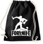 printfashion fortnite forknife fehér - Sportzsák, Tornazsák - Fekete (1589562)