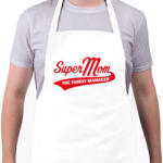 printfashion Szuper anyu - Kötény - Fehér (4909824)