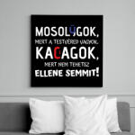 printfashion A testvéred vagyok : ) - fehér - Vászonkép - Fekete (7014797)