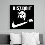 printfashion just do it Michael Myers - Vászonkép - Fekete (14574342)