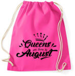 printfashion A királynők augusztusban születnek - Sportzsák, Tornazsák - Fukszia (299319)