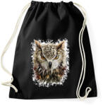 printfashion bagoly - Sportzsák, Tornazsák - Fekete (5999461)