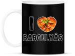 printfashion I love babgulyás - Bögre - Fekete (8696654)