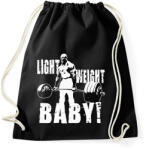 printfashion Light weight baby! - Sportzsák, Tornazsák - Fekete (14765674)