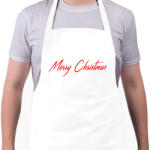 printfashion Merry Christmas - Kötény - Fehér (11127623)