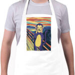 printfashion Majom sikoly - Kötény - Fehér (12756645)