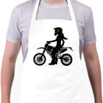printfashion enduroscsaj - Kötény - Fehér (4912746)