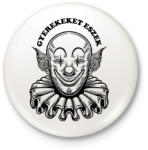 printfashion Gyerekeket eszek - Kitűző, hűtőmágnes - Fehér (8758424)