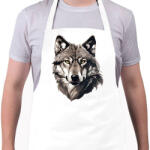 printfashion farkas portré - Kötény - Fehér (14546211)