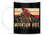 printfashion Mountain Bike kaland sötét alaphoz - Bögre - Fekete (11511899)