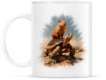 printfashion Capybara teknős háton - Bögre - Fehér (13996745)