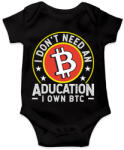 printfashion BITCOIN 4 EVER 70 - Baba Body - Fekete (6205920)