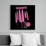 printfashion Gomorra cover - Vászonkép - Fekete (6652000)