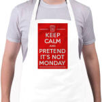printfashion It's not monday - Kötény - Fehér (4902757)