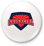 printfashion SALSAGIRL - Kitűző, hűtőmágnes - Fehér (11374408)