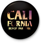 printfashion California BEACH Paradise - Kitűző, hűtőmágnes - Fekete (4393373)
