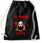 printfashion all morning suck - Sportzsák, Tornazsák - Fekete (1536158)