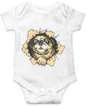 printfashion Mopsz - Baba Body - Fehér (12037443)